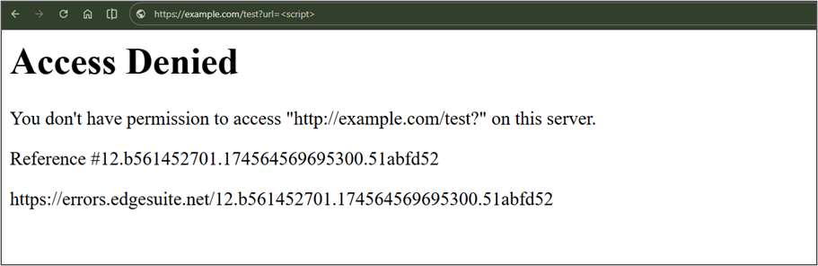Predvolená stránka WAF riešenia Predvolená stránka WAF riešenia